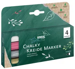 KREUL Marqueurs craie Chalky, Medium, set de 4