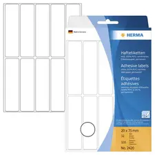 HERMA Etiquette multi-usage, 25 x 40 mm, grand paquet,blanc