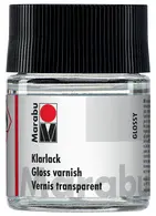Marabu Vernis transparent, haute brillance, 50 ml, en verre