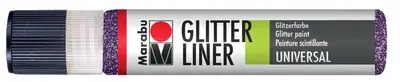 Marabu Effektfarbe "Glitter-Liner", glitter-petrol, 25 ml