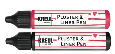 KREUL Pluster & Liner Pen, 29 ml, bleu ciel