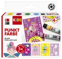 Marabu KiDS Set de peinture point à point Dot Pen "Licorne