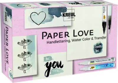 KREUL Kit créatif "PaperLove", 6 pièces