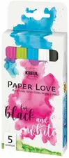 KREUL Set de marqueurs "PaperLove", 5 pièces