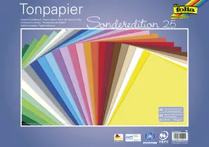 folia Papier de couleur, (L)350 x (H)500 mm, assorti