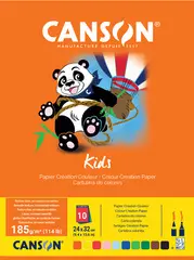 CANSON Bloc papier création couleur Kids, 240 x 320 mm