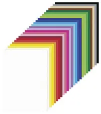 folia Carton coloré, A4, 180 g/m2, 500 feuilles, 25 couleurs