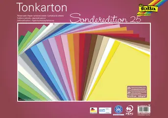 folia Carton de couleur, (L)350 x (H)500 mm, 220 g/m2