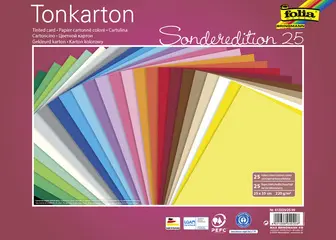folia Carton de couleur, (L)250 x (H)350 mm, 220 g/m2