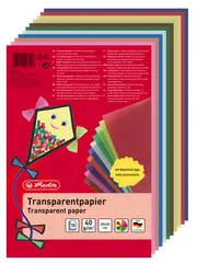 herlitz Papier transparent, 200 x 300 mm, 10 feuilles