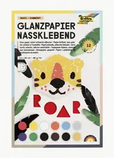 folia Bloc de papier brillant, 12 feuilles, 82 g/m2