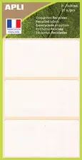 APLI Etiquette multi-usage, 34 x 75 mm, 100% recyclé, blanc