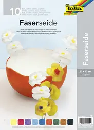 folia Soie de paille, 230 x 320 mm, 25 g/m2, assorti