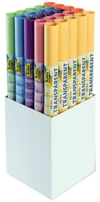 folia Papier transparent, (l)505 x (L)700 mm, 6 couleurs