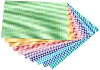 folia Carton à motif "carreaux petit", 500x 700 mm, 300g /m2