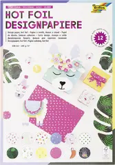 folia Bloc de papier design "Hotfoil II", A4, 165 g/m2
