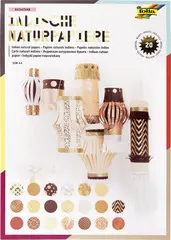 folia Bloc à papier naturel "RAJASTHAN", A4, 20 feuilles