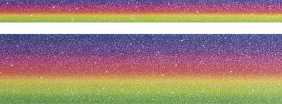 HEYDA Ruban adhésif décoratif "Rainbow Glitter