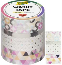 folia Rubans autocollants déco Washi-Tape HOTFOIL ARGENT