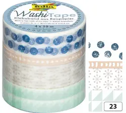 folia Rubans autocollants déco Washi-Tape HYGGE