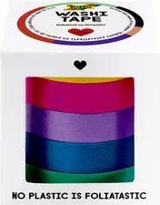 folia Ruban adhésif décoratif Washi-Tape UNI BASIC, kit de 5