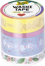 folia Ruban adhésif décoratif Washi-Tape "FOLLOW THE RABBIT