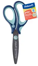 Pelikan Ciseaux scolaires griffix, rond, bleu, pour gauchers