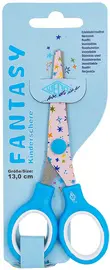 WEDO Ciseaux FANTASY "Étoiles", rond, 130 mm, bleu