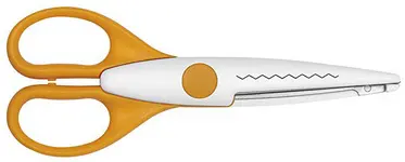 WEDO Ciseaux cranteurs, découpe Zig Zag, orange