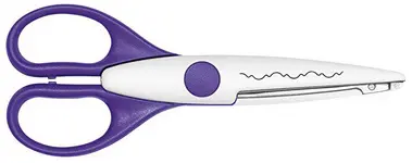 WEDO Ciseaux cranteurs, découpe baroque, violet