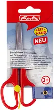 herlitz Ciseaux de bricolage, avec aide de découpage, rond