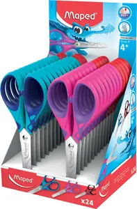 Maped Ciseaux Pulse Soft, longueur: 130 mm, présentoir de 24
