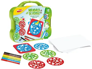 Joustra Kit créatif "Mandala", dans une mallette plastique