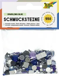folia Pierres décoratives "Sparkling Blue", acrylique