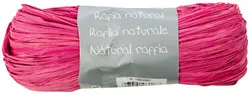 Clairefontaine Raphia naturel, rose opéra