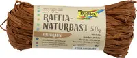 folia Raphia naturel, 50 g, brun fauve