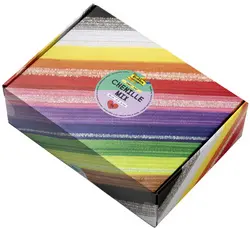 folia Mélange de fils chenille Jumbobox, 300 mm, assorti