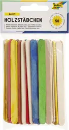 folia Bâtonnets en bois, longueur : 114 mm, assorti