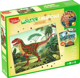 Maped Creativ Kit de mosaïque DINOSAURES, 12 pièces