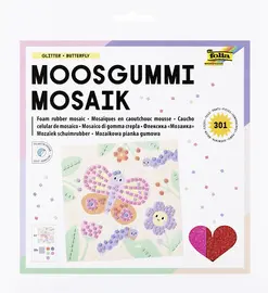 folia Mosaïque en caoutchouc mousse "BUTTERFLY", 301 pièces