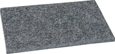 HEYDA Tapis d'aiguilles à picoter en feutre, gris