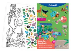 Pelikan Cahier d'art plastique upcycling "jungle", A4
