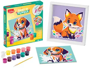 Maped Creativ Coffret de peinture au numéro Chien & Renard