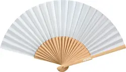 HEYDA Eventail en papier, largeur: 460 mm, blanc