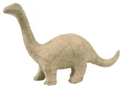 décopatch Support en papier mâché "Brontosaure", 100 mm