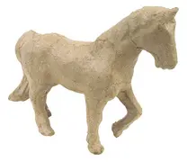 décopatch Support en papier mâché "Cheval", 110 mm