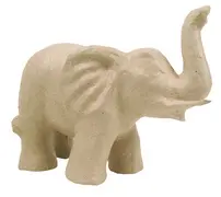 décopatch Support en papier mâché "Eléphant 2", 170 mm