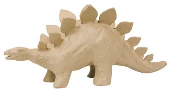 décopatch Support en papier mâché "Stégosaure", 150 mm