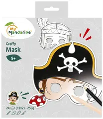 My Mandarine Carnet de coloriage Graffy Pop Mask "Boy