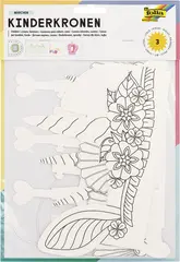 folia Kit de chapeaux pour enfant "CONTE", carton, blanc